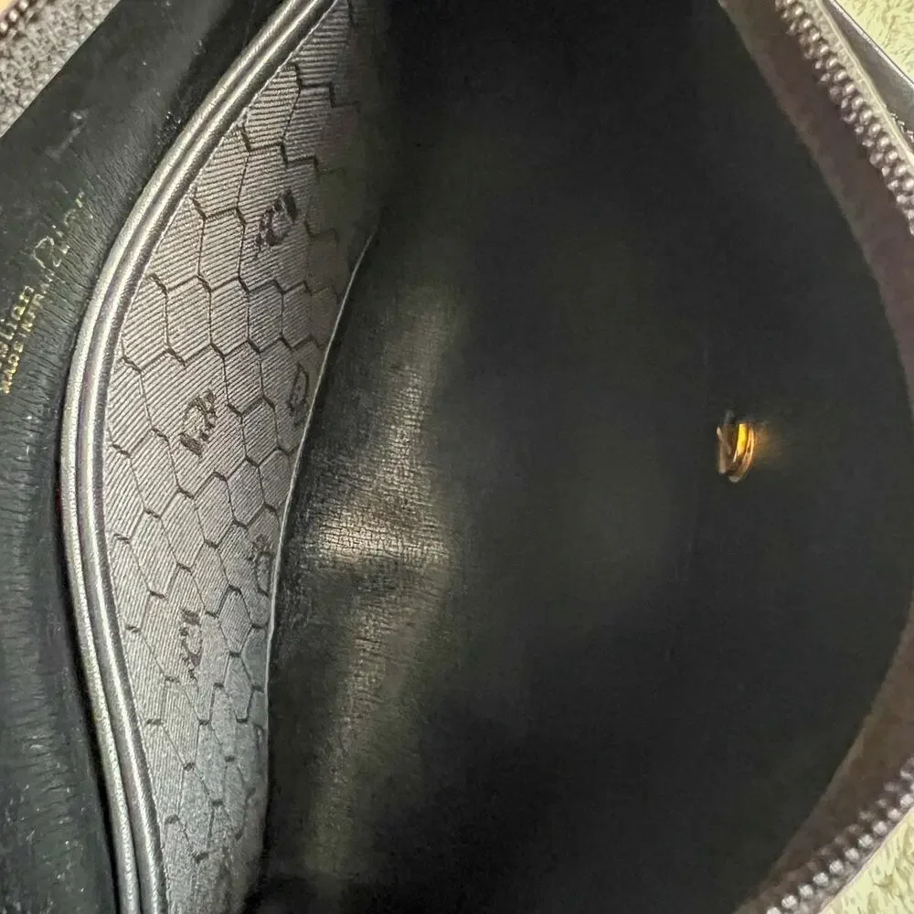 DIOR Black Canvas and Leather Crossbody Bag - Picture 5 of 12